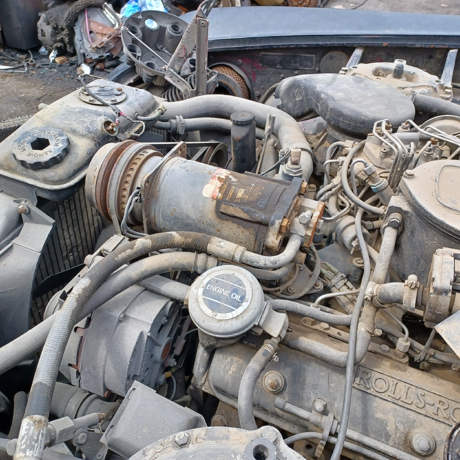 80 Rolls Royce Used engine complete lift out with transmission manual