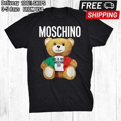 Moschino This Is Not A Moschino Toy Retro Vintage T-Shirt, S Moschino This Is Not A Moschino Toy Retro Vintage T-Shirt, S
