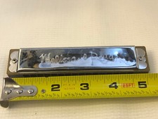 HARMONICA Instrument Music Make Chrome Plastic Brass Stainless MELISSA  DOUG 5  