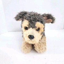 Aurora Yorkie Puppy Plush 2017 Stuffed Animal Bean Bag Toy Beanie 12  