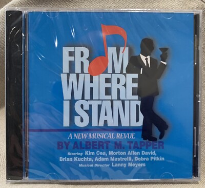Albert M. TAPPER FROM WHERE I STAND New Musical Revue CD 2003 SEALED NEW