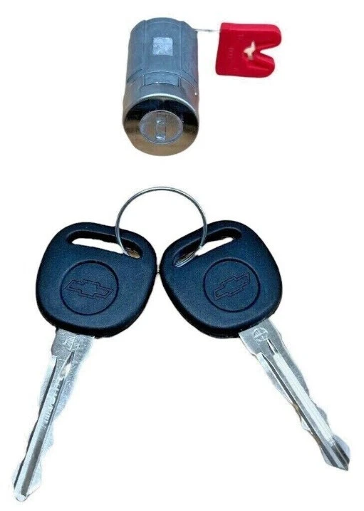 Chevy Silverado Tahoe 2007-2013 cerradura puerta conductor cilindro 2 llaves nuevo OEM 709273 Foto 2 de 4