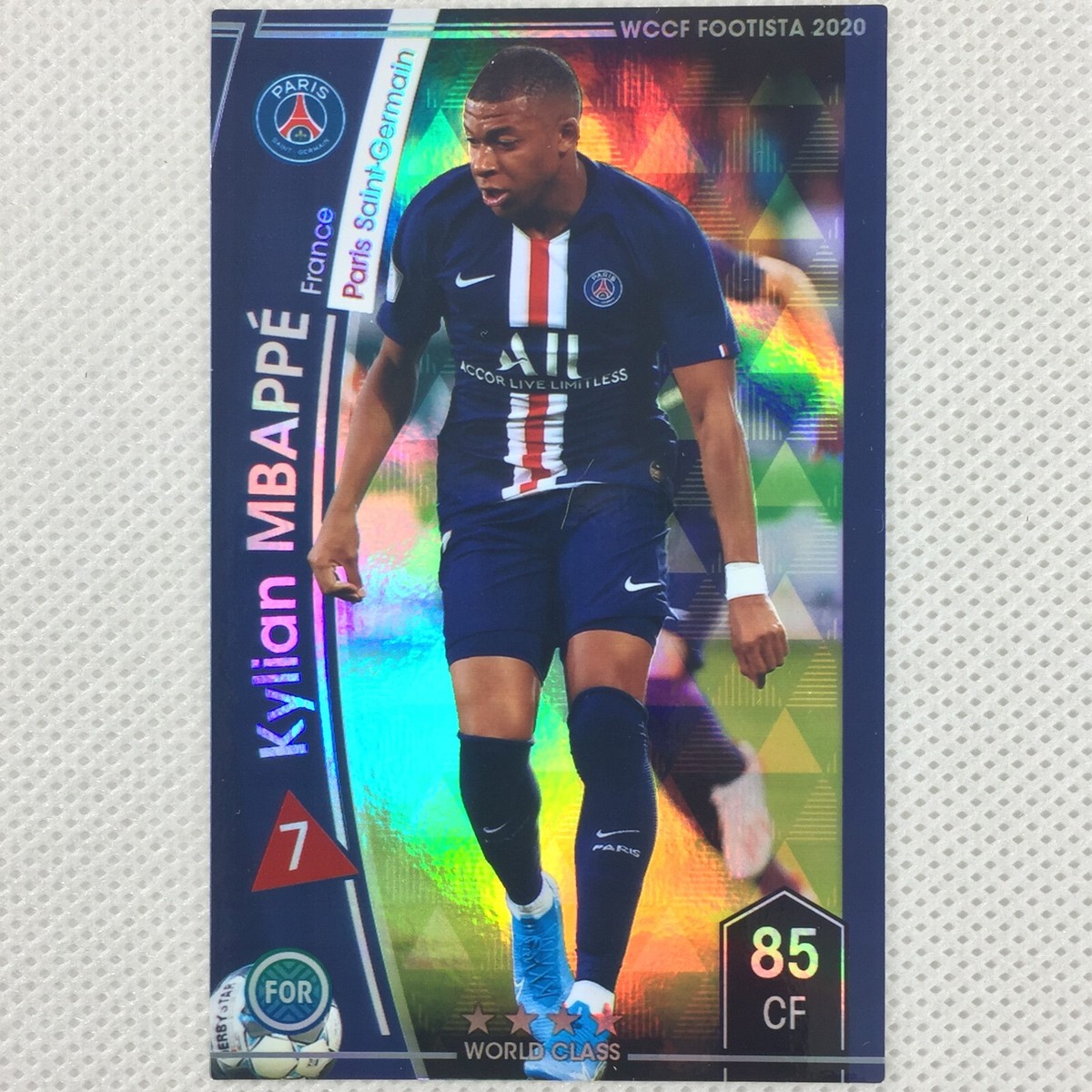 Panini WCCF FOOTISTA 2020 Kylian Mbappe PSG F20-3 7 France