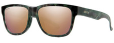 NEW Smith Lowdown Slim 2 Sunglasses-Camo Tort Tortoise-Polarized CP Rose Gold