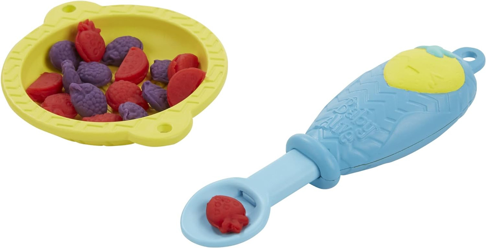 Super Snacks Lily Doll That Eats, with Reusable Food, Spoon and 3 ...