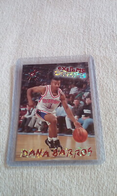 1995-96 Stadium Club #120R Dana Barros EC Red Guard Philadelphia 76ers