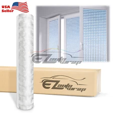 4"x8" Sample Cat Eye Frosted Film Glass Home Bathroom Window Security Privacy