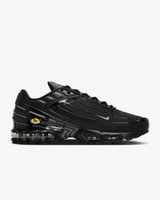 Nike Air Max Plus 3 scarpe da uomo scarpe da ginnastica in pelle nero/grigio fumo