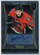 2013-14 PANINI SELECT SEAN MONAHAN ROOKIE AUTO 021/399 CALGARY FLAMES #304