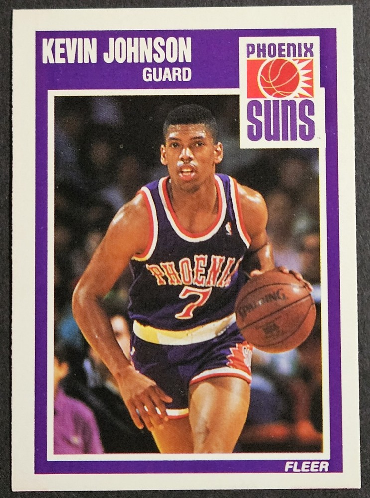 1989-90 Fleer #123 Kevin Johnson Phoenix Suns Rookie Card RC