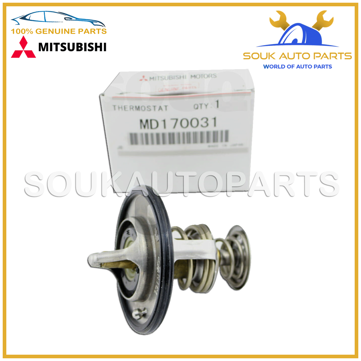 MD170031 Genuine Mitsubishi THERMOSTAT KIT RVR COLT/LANCER L300