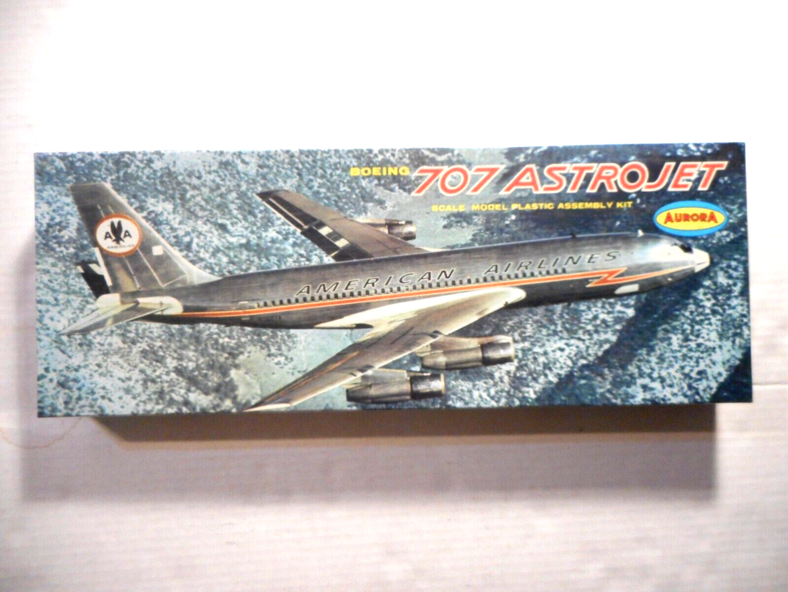 Vintage Aurora American Airlines Boeing 707 Astro Jet Model Kit Unbuilt |  eBay