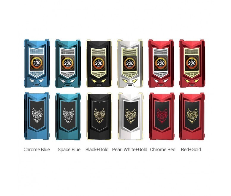Genuine Snowwolf MFENG UX 200W Box Mod Dual 18650 (Black and Gold)