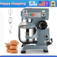 15Qt Commercial Food Mixer with Timing Function 600W Heavy Duty Electric Food 
