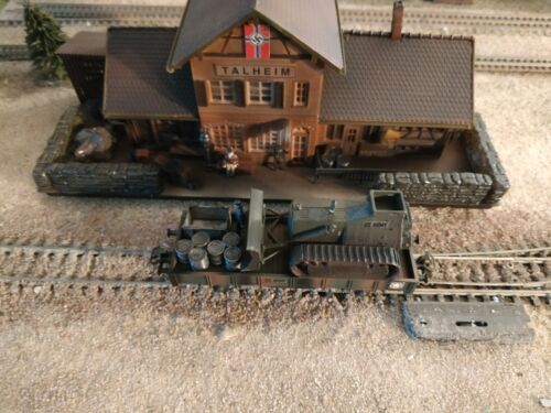 MARKLIN - Märklin, carro militare USA SECONDA GUERRA MONDIALE CON UN BRUCO CARICATO, SCALA H0 - Foto 5 di 8