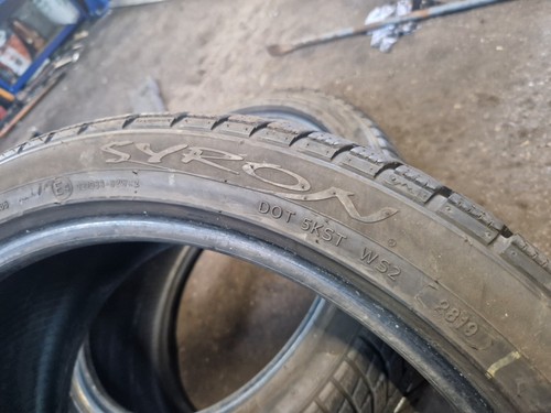 235/40zr19 96W XL Pair Syron Everest M+S 7.5mm No Repairs - Picture 3 of 8