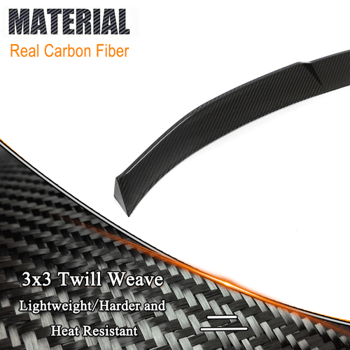 Alerón trasero central de carbono para Audi A6 Avant RS6 C8 DRY alerón de maletero labio - Imagen 10 de 13