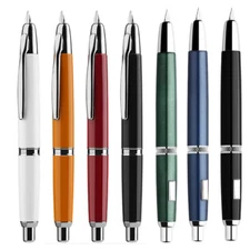 MAJOHN A1 Press Nib EF（0.4mm）Metal Fountain Pen Two Ink Suck Methods Writing