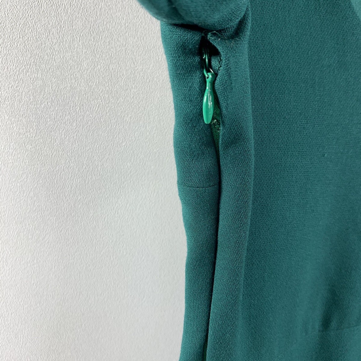 Zara Trafaluc Fit & Flare Dress Women's Size M Long Sleeve Dark Green  Emerald | eBay