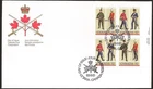 🍁Canada   #1008a LRpb    "ARMY REGIMENTS"   Brand New  1983  First Day Cover