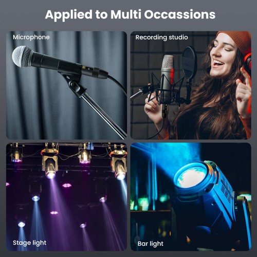 XLR to Dual 6.35mm 1/4'' TRS Stereo Audio Splitter Cable | Male to Female | 0.5m - Picture 6 of 6