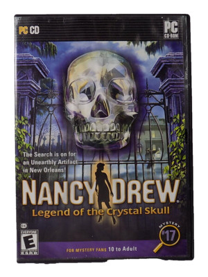 Nancy Drew: Legend of the Crystal Skull (PC, 2007) Box & Manual Only