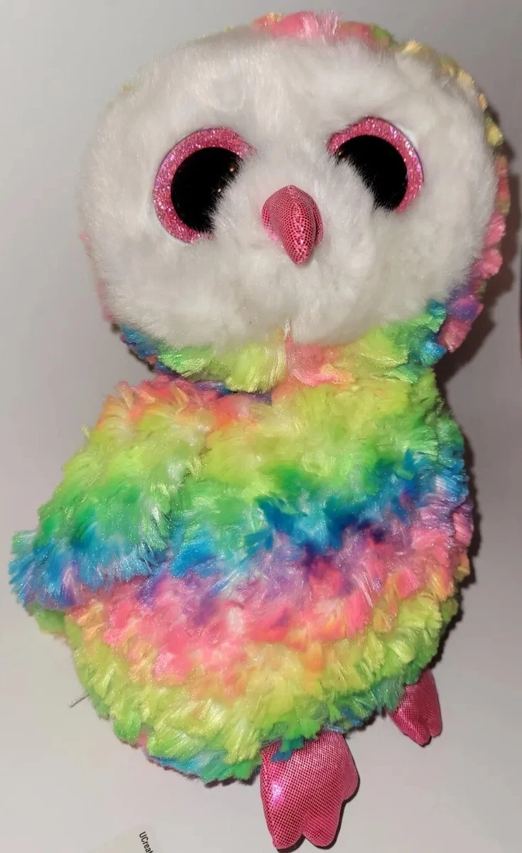 Rainbow owl 2024 beanie boo