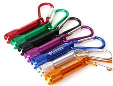 2026 Model Mini Aluminium Torch With UltraBrite® LED's & Carabiner Hook Fastener