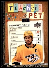 2023-24 Upper Deck Series 1 Teachers Pet Roman Josi #TP-5