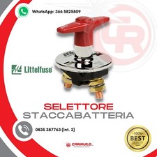 Staccabatteria Interruttore Manuale 12/24v 300A Chiavetta rossa Impermeabile