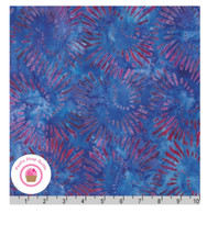 Kaufman GARDEN STYLE Artisan Batiks 20059 77 Blue Purple LUNN Quilt Fabric