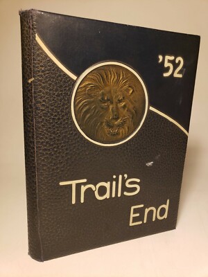 1952 EL MONTE HIGH SCHOOL YEARBOOK 'TRAILS END' EL MONTE, CALIFORNIA 