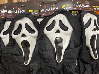 Scream Ghostface 25th Anniversary Fun World Collectors Edition Mask 
