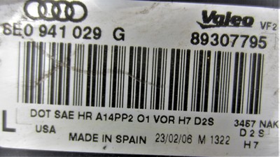 Audi A4 Left Xenon HID Headlight 02 03 OEM for sale online | eBay