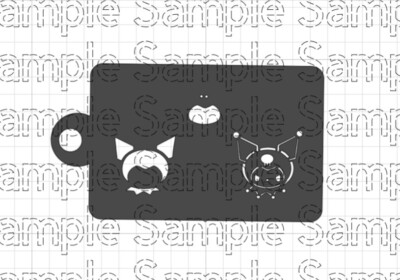 Sanrio Kuromi FACE PAINTING STENCIL