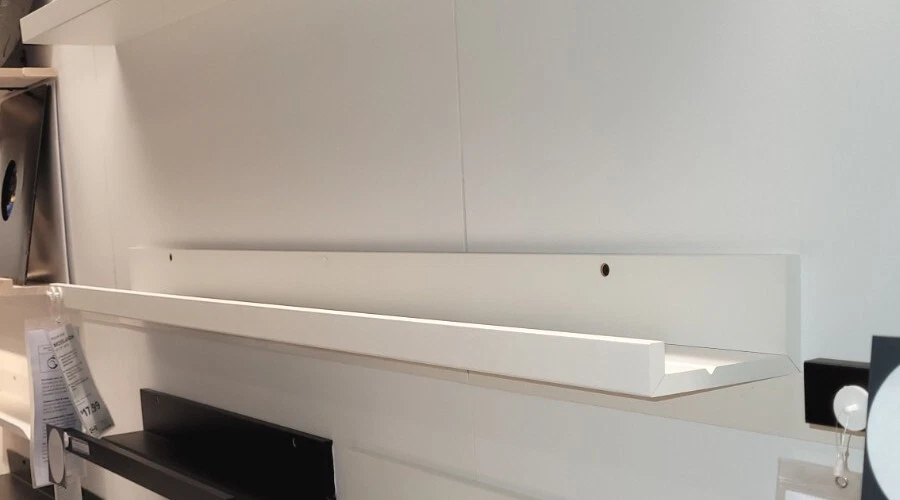 Ikea mosslanda top picture ledge white