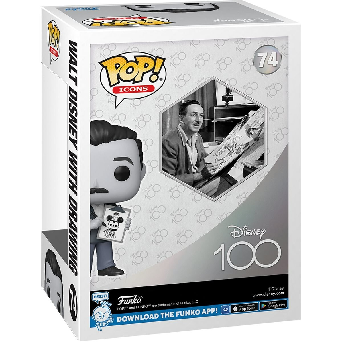 キャラクターグッズ FUNKO - Funko pop!74 WALT DISNEY WITH DRAWING s-l400.jpg