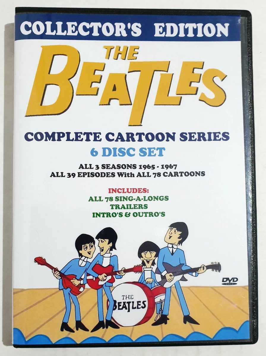 The BEATLES Cartoons - Complete 1960's Cartoons TV Series 6 Disc DVD Set
