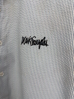 Mark Gonzales What it Isn't Button Up Shirt Rare Retro Y2K size L