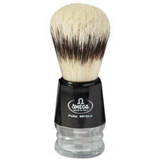 Omega Classic Pure Bristle Shaving Brush, Handcrafted in Italy