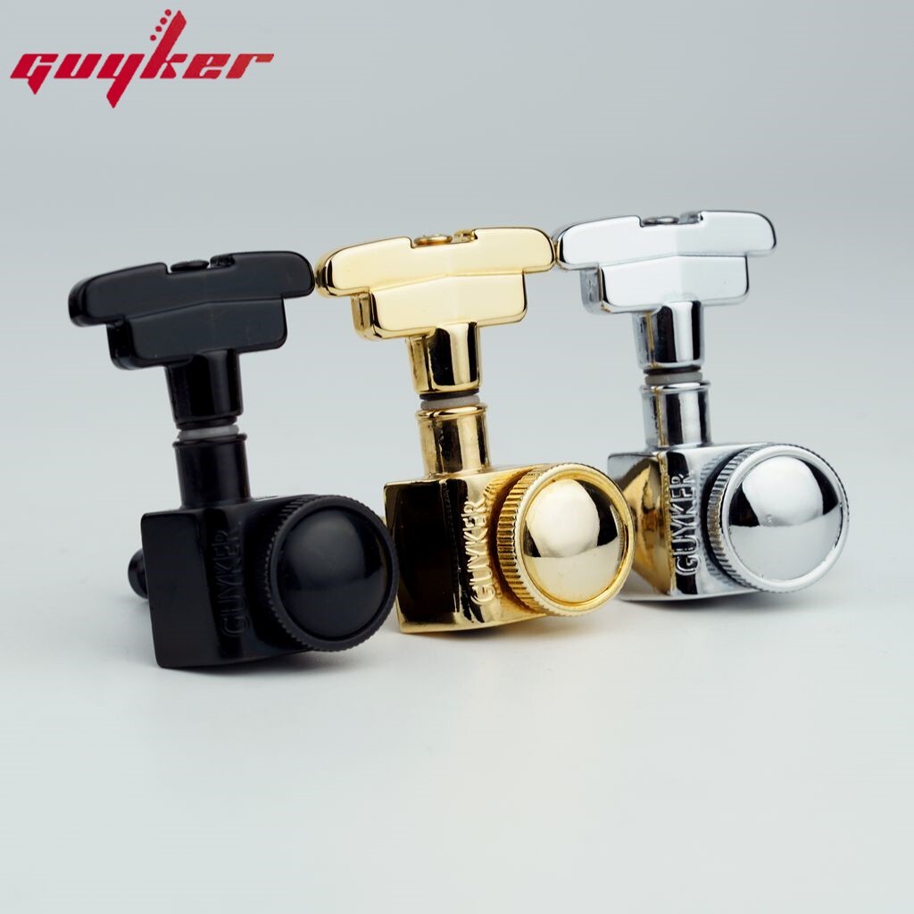 Guyker 3R3L Guitar Locking Tuners 1:21 Machine Head With Imperial
