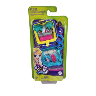 POLLY POCKET MATTEL TINY IS MIGHTY COMPACT BEACH 2019 PLAYSET NEW IN PACKAGE