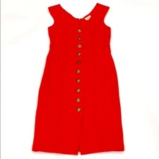 Maeve by Anthropologie Button Quilted Midi Dress Size M