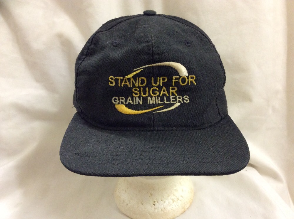 trucker hat baseball cap Stand-Up for Sugar Grain Millers retro vintage rare