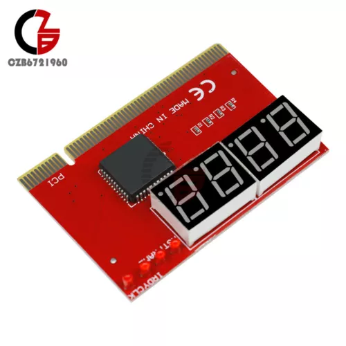 4-Digit PC Mainboard Motherboard Diagnostic Analyzer Tester Computer PCI Card