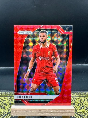 2024-25 Prizm Premier League - Cody Gakpo - Color Match Red Choice Prizm - 47