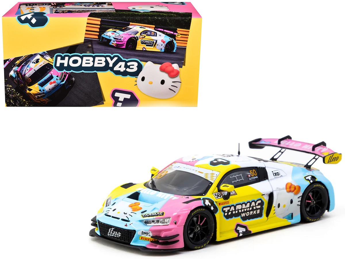 愛しのくるまちゃん Audi R8 LMS GT3 Evo II Macau Hello Kitty 1/43 Diecast Car Tarmac