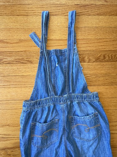 Justice Girls Overalls Size 16 Denim Boho Casual - Picture 9 of 16