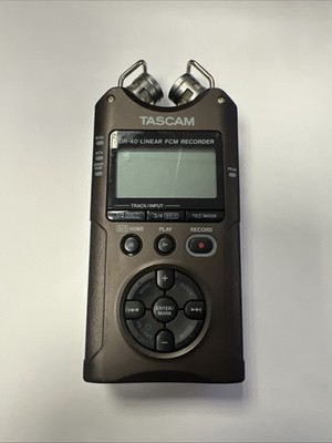 TASCAM DR-40 Linear PCM Recorder 4-Track Digital Audio Recorder Tested
