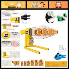 110V Plastic Pipe Welding Machine, Heavy Duty, PVC  HDPE Welder, Fast Heating